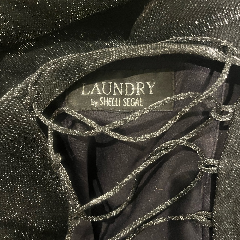 Rachel Green’s Laundry by Shelli Segal Silver/Black Dress S - Picture 7 of 7